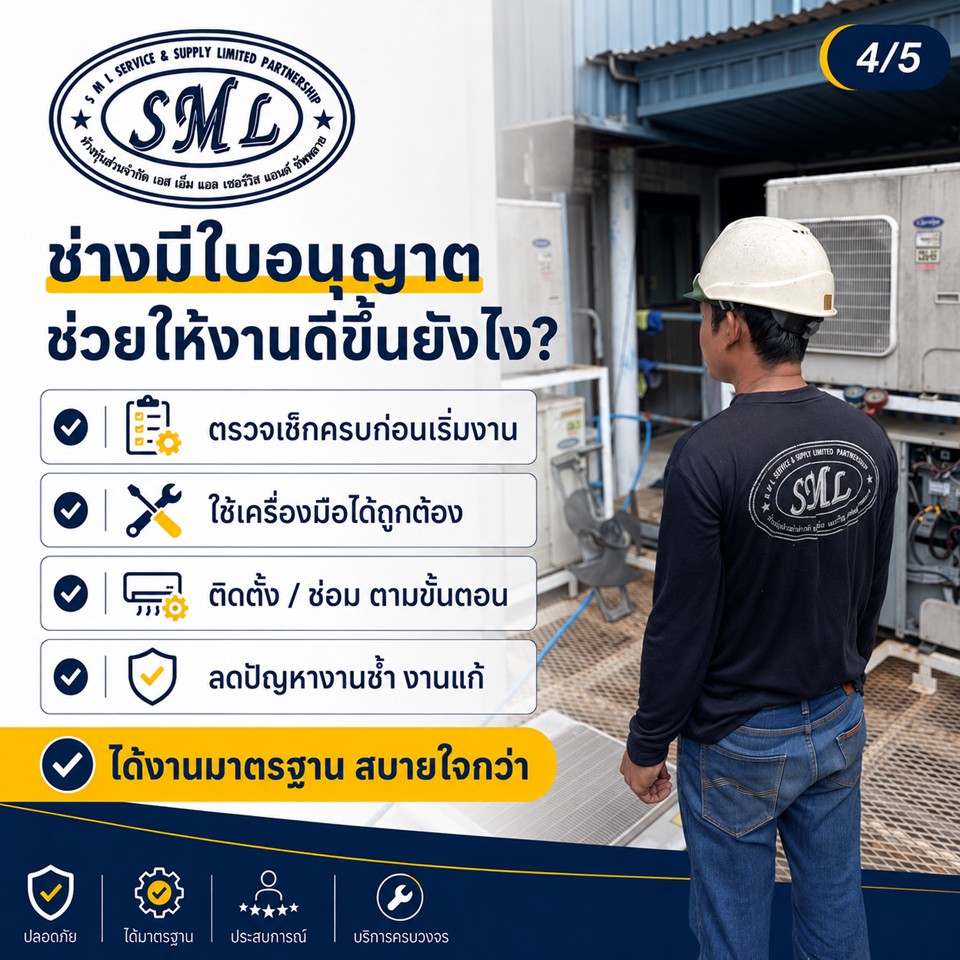 ใบอนุญาตช่างแอร์ ภาพที่ 4